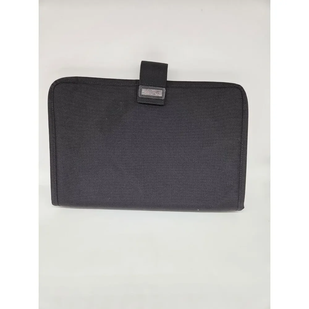 Tumi Alpha Briefcase 26141DH Black Ballistic Nylon Organizer Bag w/Laptop Sleeve